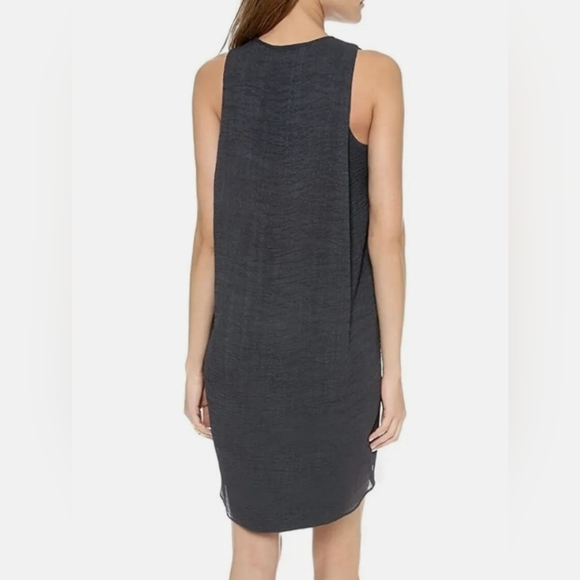 Helmut Lang sleeveless Side Drape Breeze dress, in teal color - Picture 2 of 7